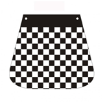 Paraspruzzi Vespa - Scacchi bianco e nero
