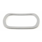 Gasket speedometer/handlebar Vespa 125 V30-V33, VM, VN, 150 VL, GL, ACMA, Hoffmann, squared, 73x63 mm