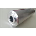 Exhaust silencer MD RACING Øe=60mm, Øi=20mm, inlet Ø=22mm, L=200mm, aluminium